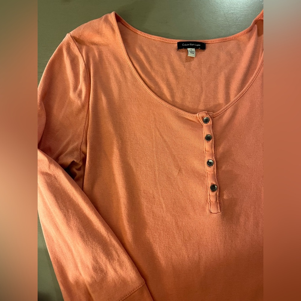 Calvin Klein 3/4 sleeve top